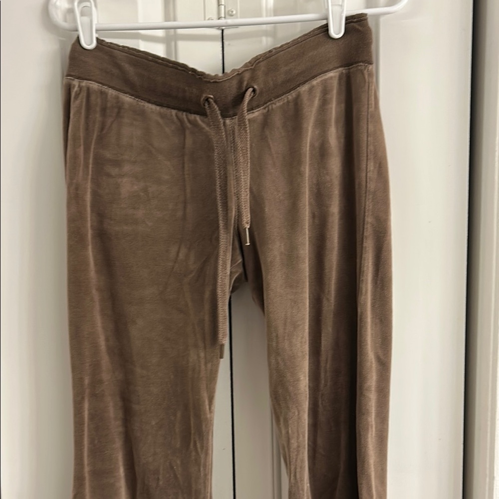 Brown Velour Lounge Pants
